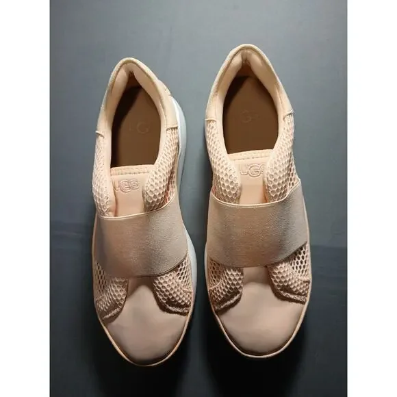 Ugg Peach Slip On Sneakers Women's Size 7 color is peach - Picture 2 of 6